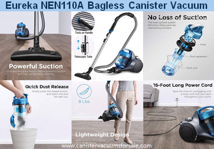 Eureka NEN110 Bagless Canister Vacuum